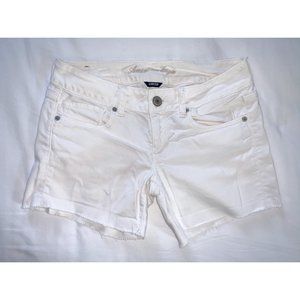 American Eagle White Jean Shorts
